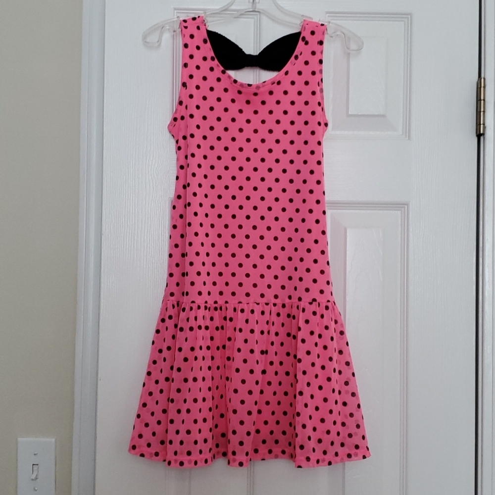 Justice Pretty polka dot dress